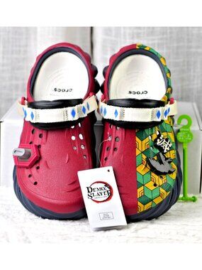 New! Size: 8 Men/10 Women | Crocs Demon Slayer Echo Clogs Unisex | 211413-90H